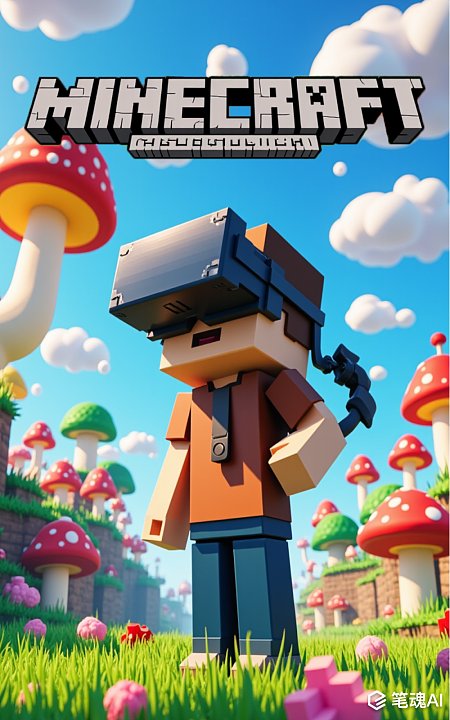 我的世界电影宣传海报 Minecraft 我的世界 宣传海报 电影宣传 海报 像素人 海报 海报设计 创意海报