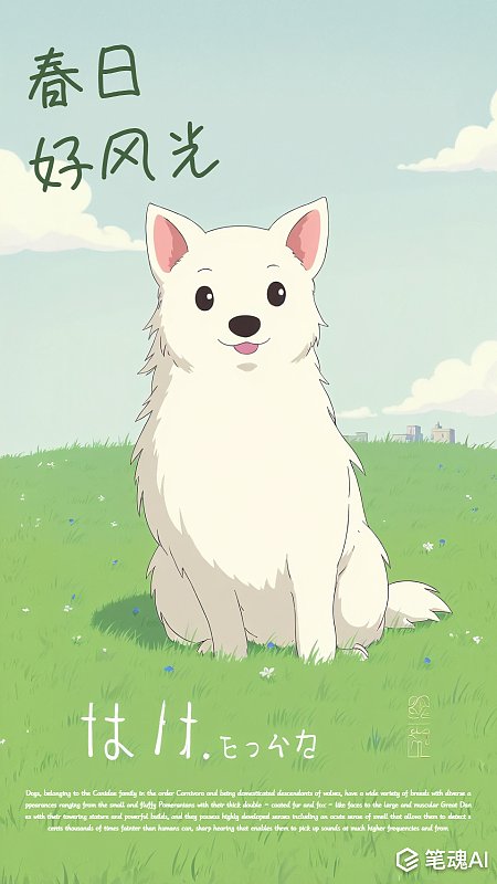 吉卜力风格简约动物创意设计海报 吉卜力 动物 创意 设计 海报 简约风格