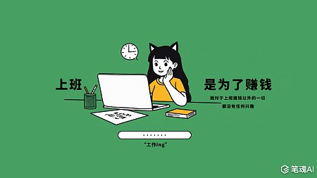 卡通扁平打工人励志电脑壁纸 卡通扁平 打工人 励志 电脑壁纸 电脑屏保 桌面壁纸