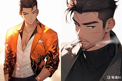 迷人亚洲动漫自画像