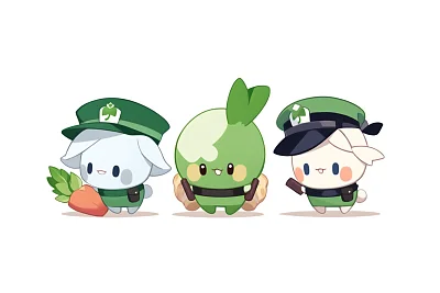 农艺卡通奇比吉祥物设计