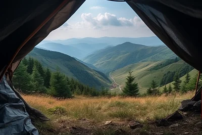 喀尔巴阡山脉乌克兰山谷景观