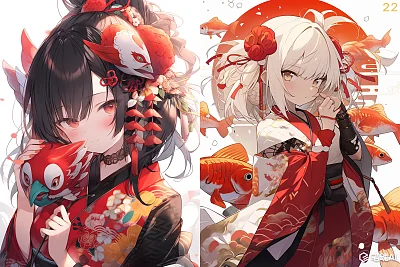 新年锦鲤飞机装饰