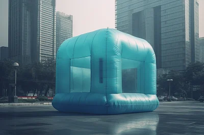 北京市中心未来主义充气家具设计