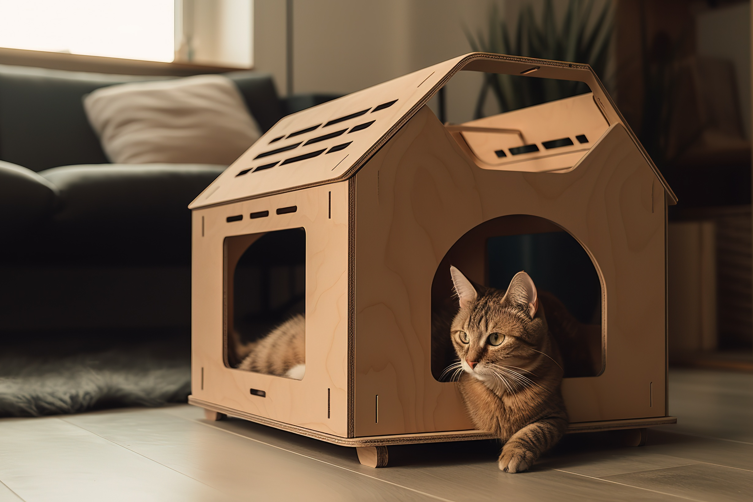 可持续设计宠物屋猫居风格