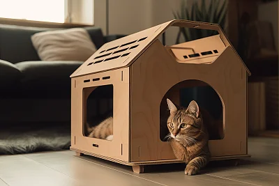 可持续设计宠物屋猫居风格