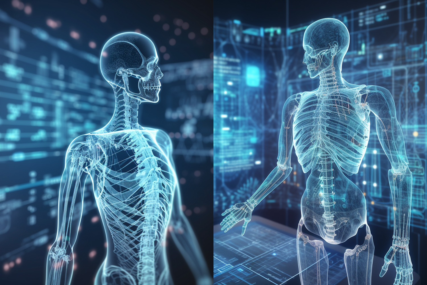 3D人体解剖数字医疗技术