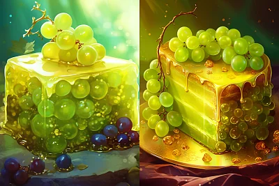绿葡萄糖浆蛋糕插图