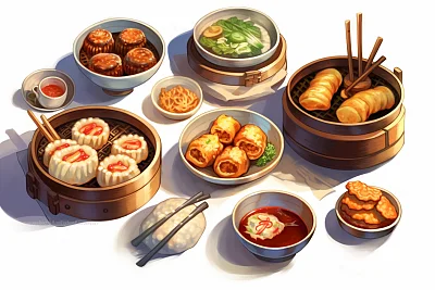 远东风味亚洲开胃菜烹饪图解