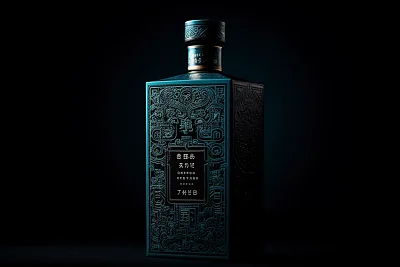 年轻冒险风格中国白酒包装设计