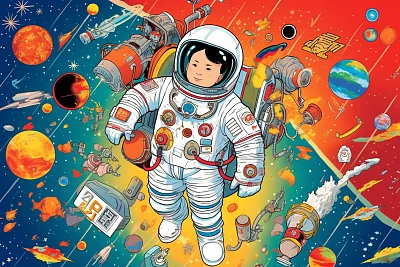 中国宇航员太空零重力任务插图