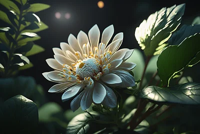经典学院派花朵立体模型