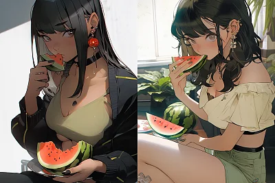 情绪化少女森林朋克风格摄影