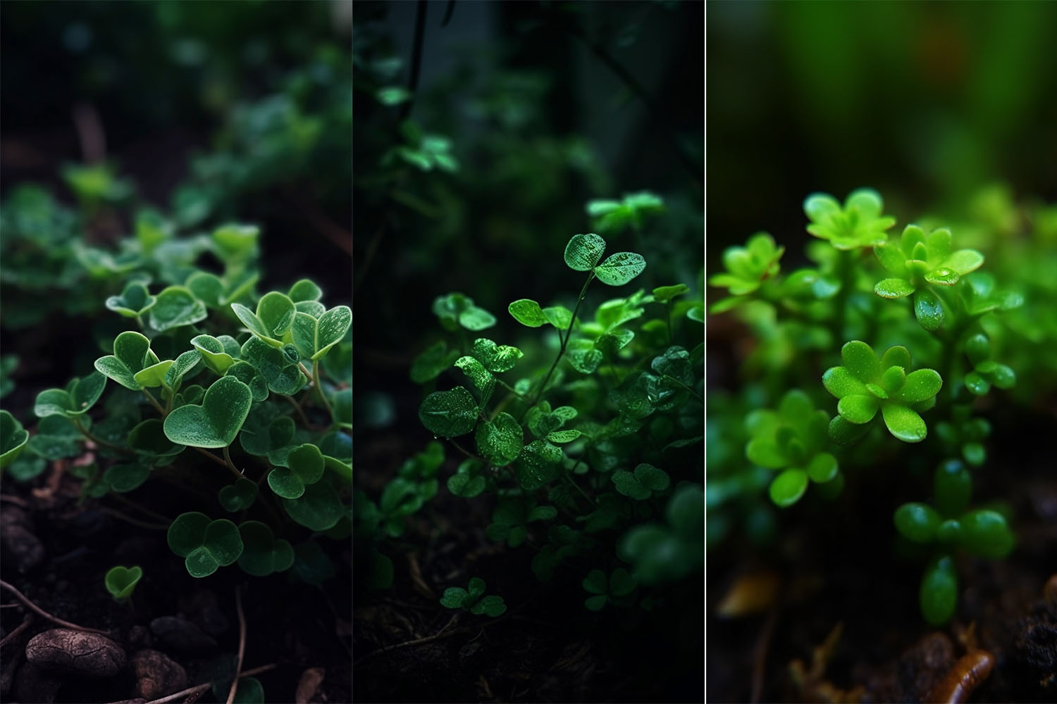 绿色植物生长环境