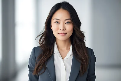 亚洲女性直播解说商务休闲装