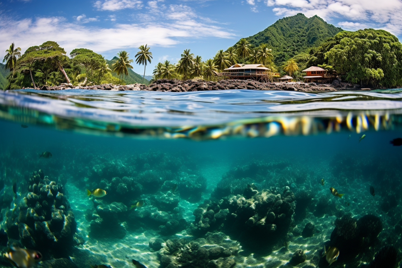 斐济深海自然风格图案摄影