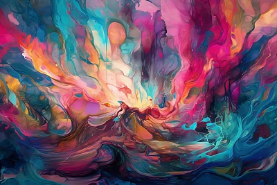 蓝色主题粉色紫色配色插图