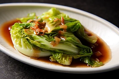 蚝油炒球生菜做法