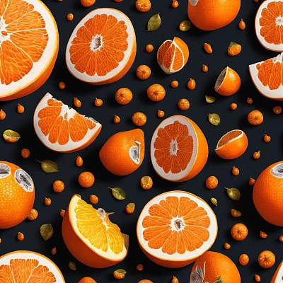 时髦波普艺术风格Marie Doazan水果插图