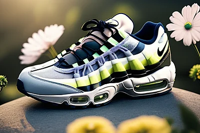 川内伦子风格户外背光Nike Air Max 95广告拍摄