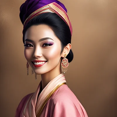 东方美人画像端庄娇艳