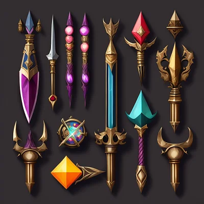 龙朋克极简魔法武器收藏