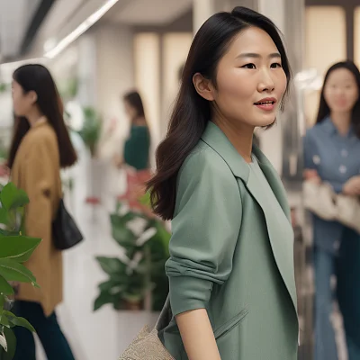 亚洲女性时尚休闲生活摄影