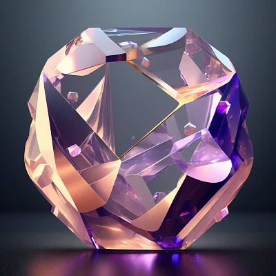 3D水晶纹理设计C4D教程