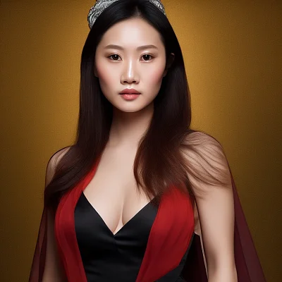女性精致面容特写