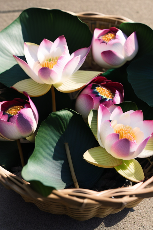 北京东村风格莲花篮子