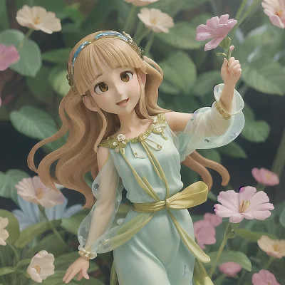 精美服装细节与乐观艺术风格