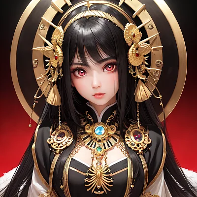 黑发大眼美女高清细腻皮肤
