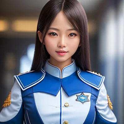 魔法风格机械装束女孩