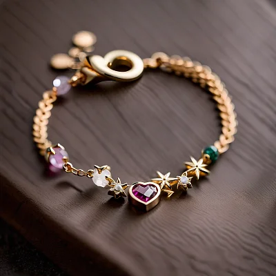 女性精美宝石链 bracelet 