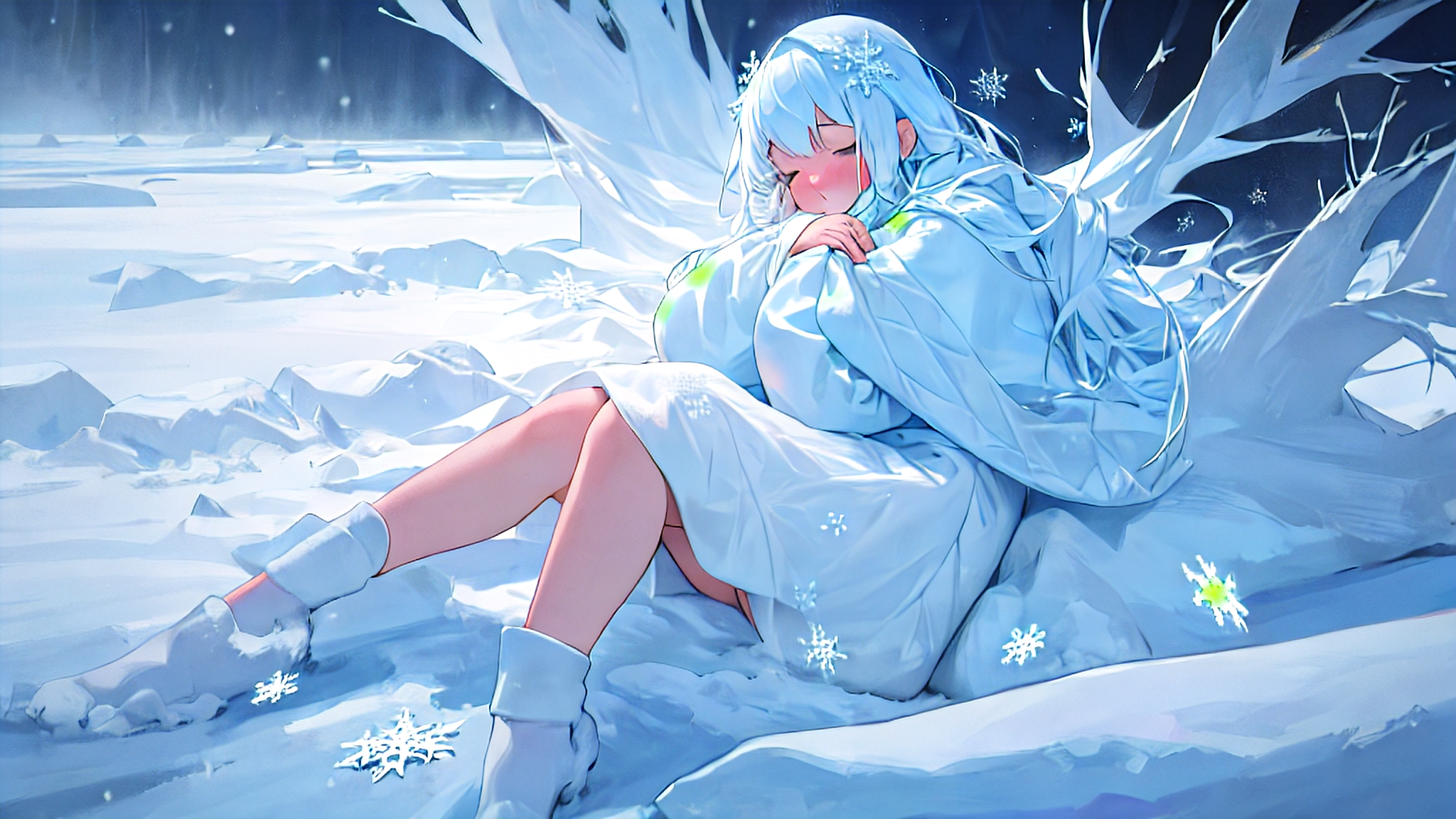 雪地少女 