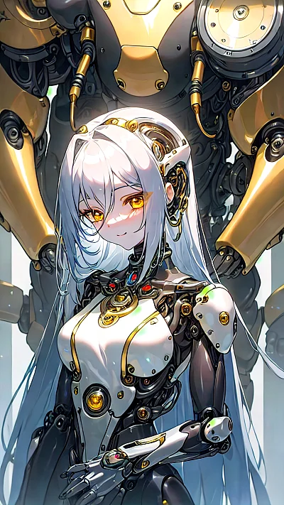 银色机械少女的独特魅力与工艺