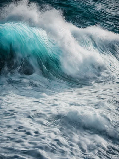海浪泡沫顶视图摄影背景