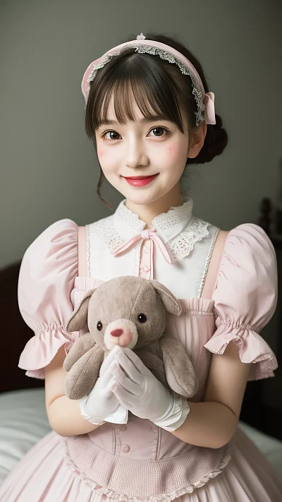 甜美洛丽塔卧室摄影杰作