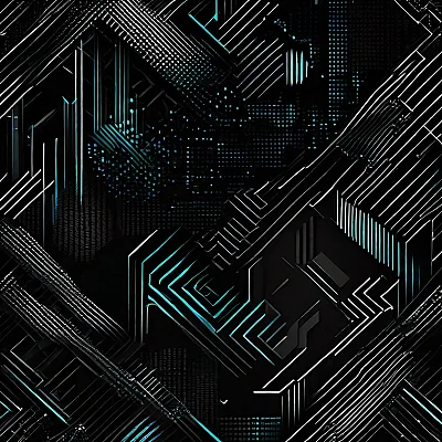 技术图案黑色背景设计