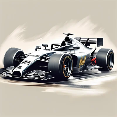丹尼尔·西蒙风格F1赛车越野赛概念草图