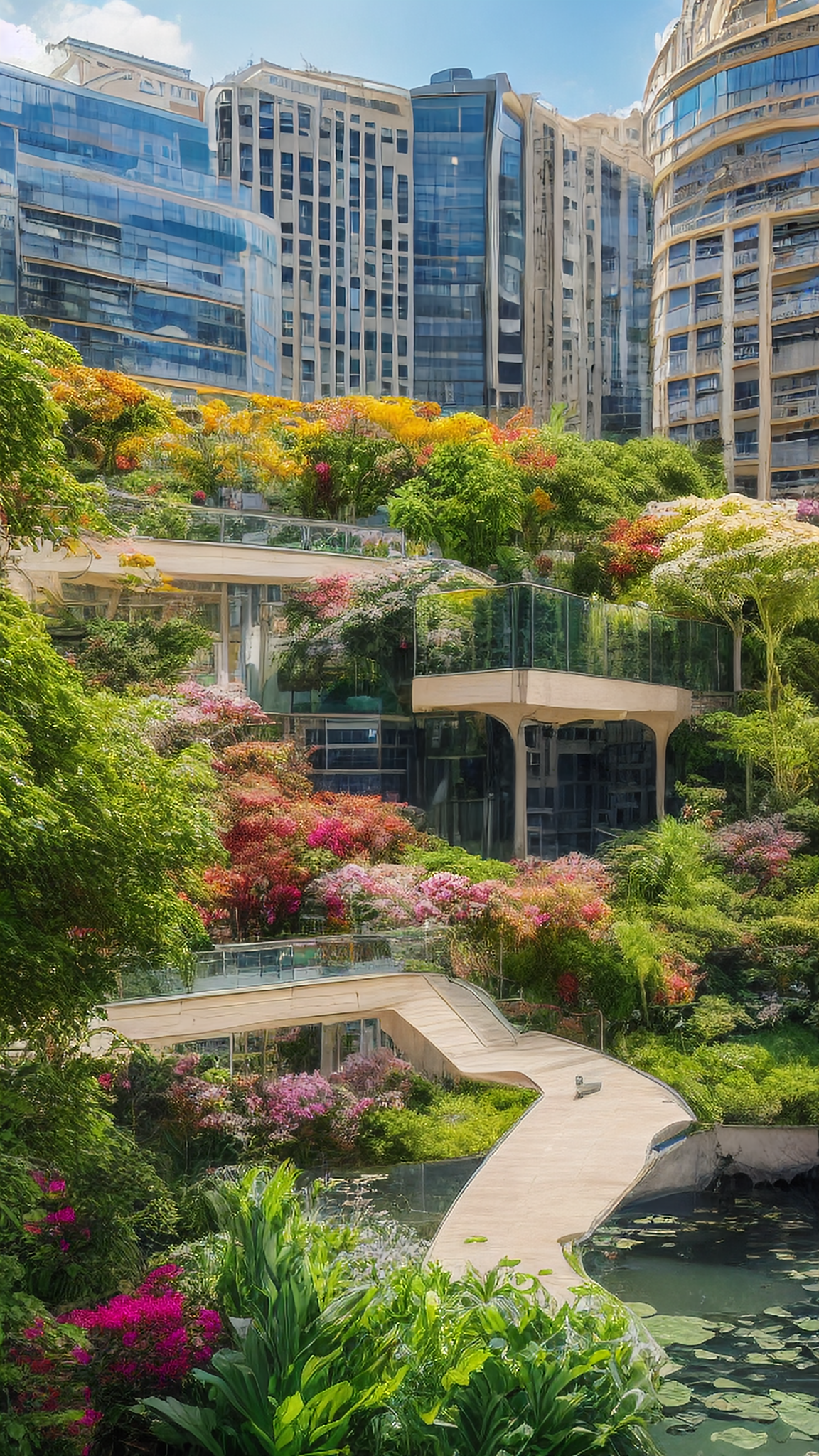 城市高楼空中花园景观设计