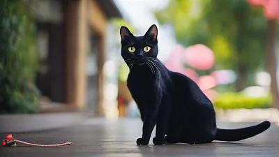 真实版魔女宅急便猫吉吉高分辨率照片