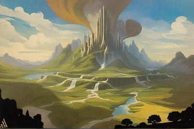 万智牌幻想景观艺术