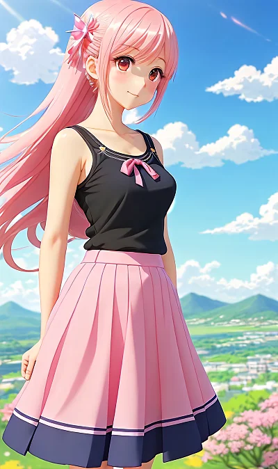 夏日动漫女孩壁纸