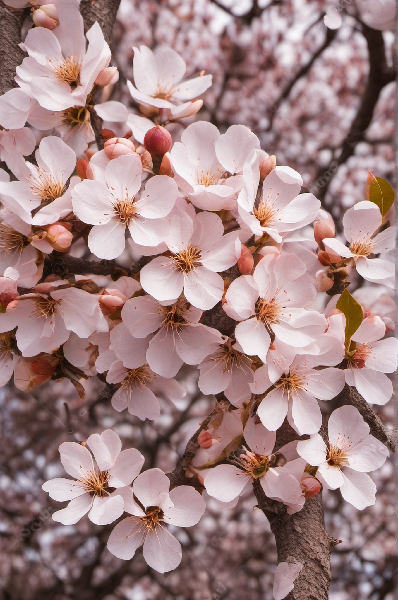 特写树花纹理高清摄影