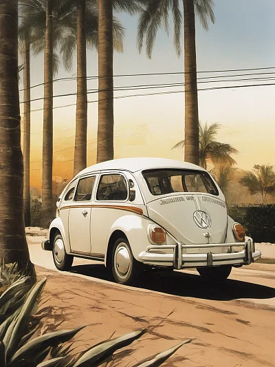 白色大众汽车1974年巴西版