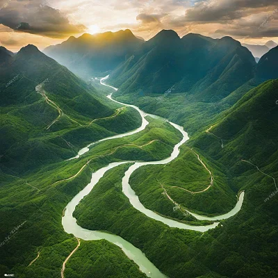 象形山峰拍卖全景