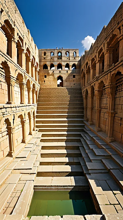 古印度台阶井Chand Baori摄影艺术
