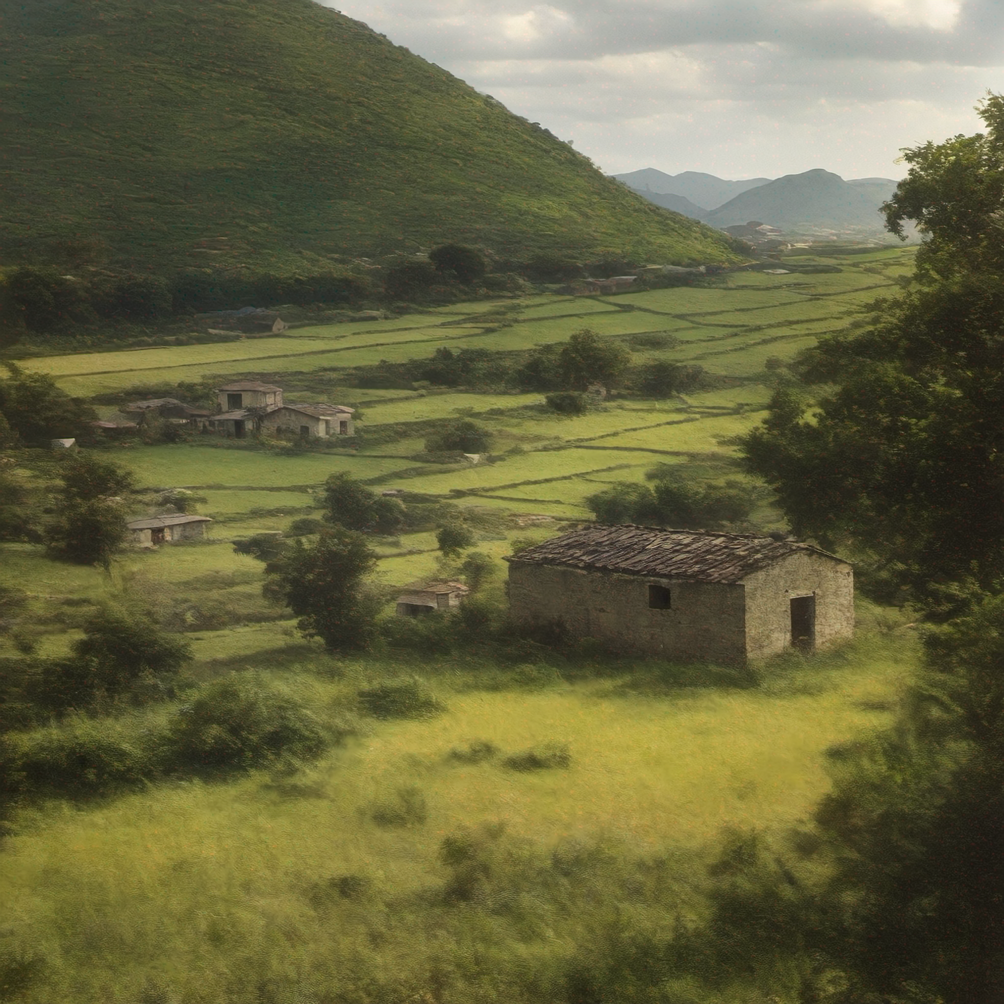 破败农村景象