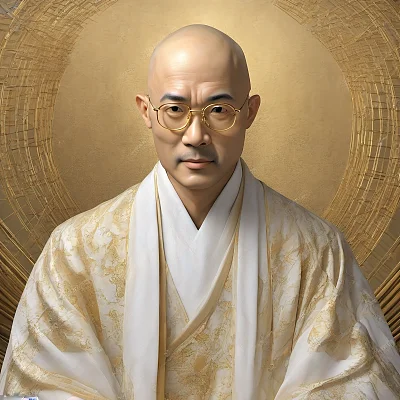 知识渊博的金丝眼镜光头男士